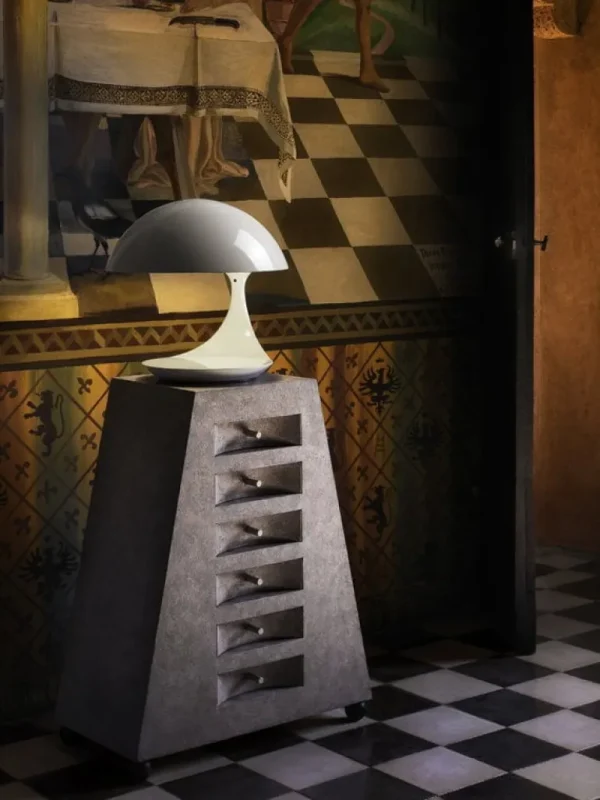 Martinelli Luce Cobra bordslampa, vit