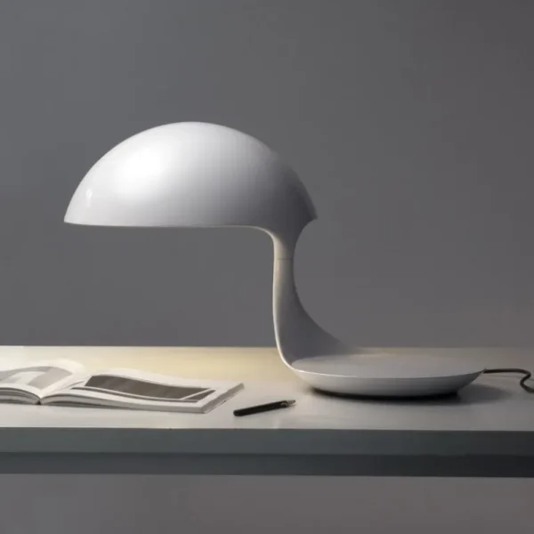Martinelli Luce Cobra bordslampa, vit