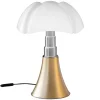 Martinelli Luce Pipistrello Medium bordslampa, dimbar, mässing