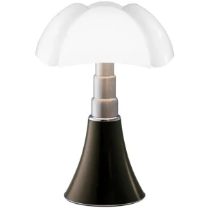 Martinelli Luce Pipistrello Medium bordslampa, dimbar, mörkbrun