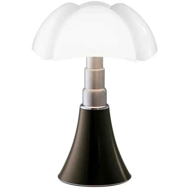 Martinelli Luce Pipistrello Medium bordslampa, dimbar, mörkbrun