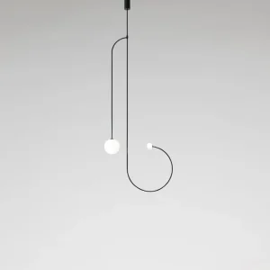 Michael Anastassiades Mobile Chandelier 11, svart patinerad mässing
