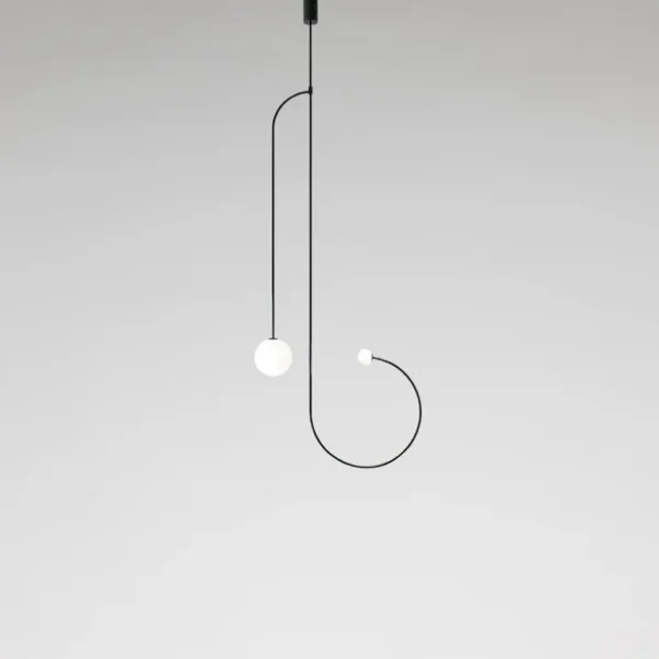 Michael Anastassiades Mobile Chandelier 11, svart patinerad mässing