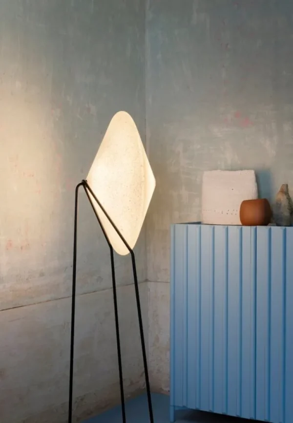 Miniforms Rificolona golvlampa, vit måne