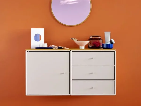Montana Furniture Montana Mini modul med 3 lådor, 151 Rabarber