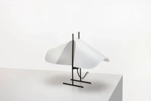 Motarasu Cho bordslampa, vit - svart