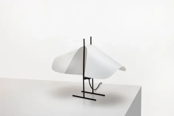 Motarasu Cho bordslampa, vit - svart