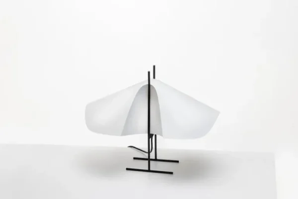 Motarasu Cho bordslampa, vit - svart