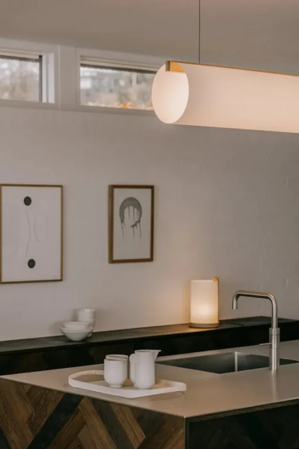 Motarasu Enso bordslampa, vit - ek
