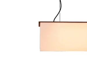 Motarasu Enso pendellampa, vit - svartoljad ek