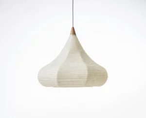 Motarasu Shizuku pendellampa, washipapper - bambu