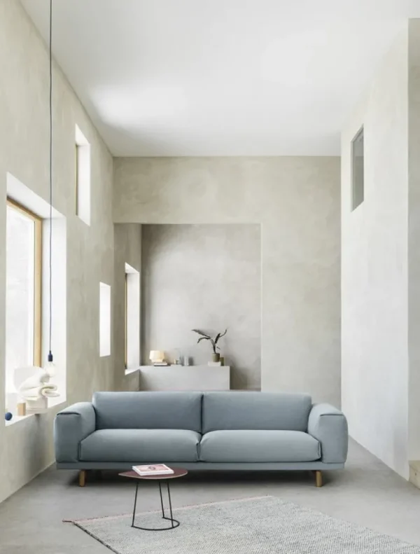 Muuto E27 LED pendellampa, ljusblå