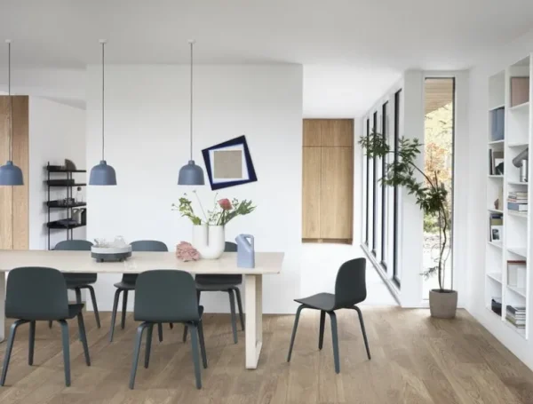 Muuto Grain pendellampa, blågrå