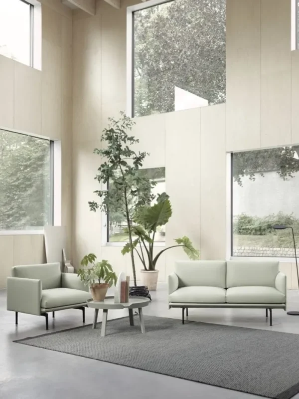 Muuto Leaf golvlampa, svart