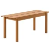 Muuto Linear Steel bänk 110 cm, burnt orange