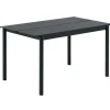 Muuto Linear Steel bord 140 x 75 cm, svart