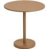 Muuto Linear Steel Café-bord, 70 cm, burnt orange