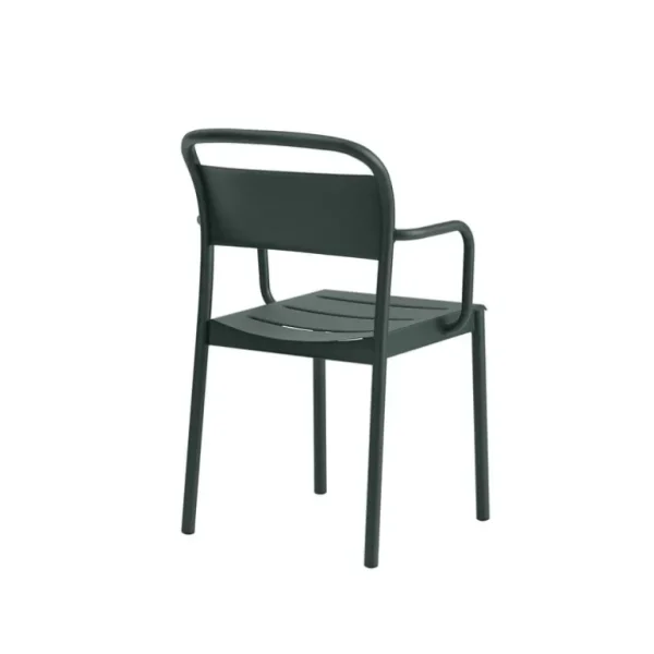 Muuto Linear Steel karmstol, mörkgrön