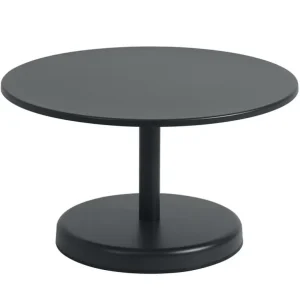 Muuto Linear Steel soffbord, 70 cm, svart