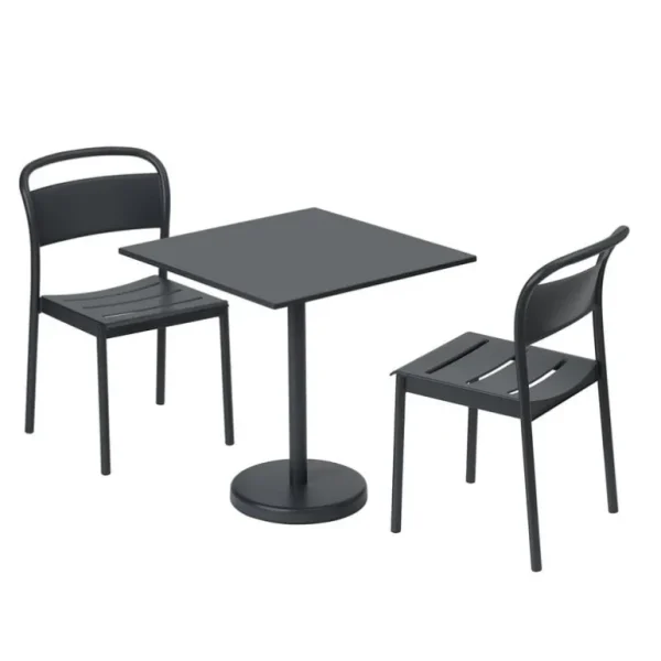 Muuto Linear Steel stol, svart