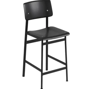 Muuto Loft barstol, 65 cm, svart