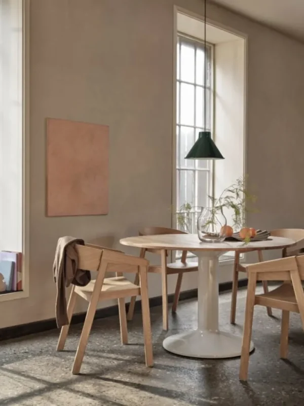 Muuto Midst bord, 120 cm, oljad ek - grå