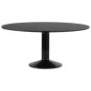 Muuto Midst bord, 160 cm, svart linoleum - svart