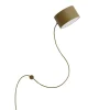 Muuto Post vägglampa, brungrön