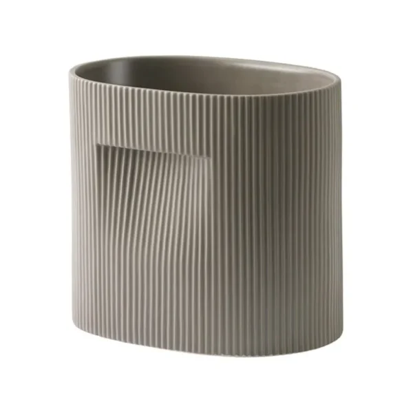 Muuto Ridge blomkruka, h 24 cm, taupe