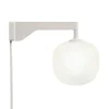 Muuto Rime vägglampa, grå