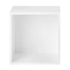 Muuto Stacked hyllmodul med bakstycke, medium, vit