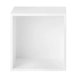 Muuto Stacked hyllmodul med bakstycke, medium, vit