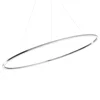 Nemo Lighting Ellisse Major pendellampa, nedåtriktat ljus 2700K, polerad aluminium
