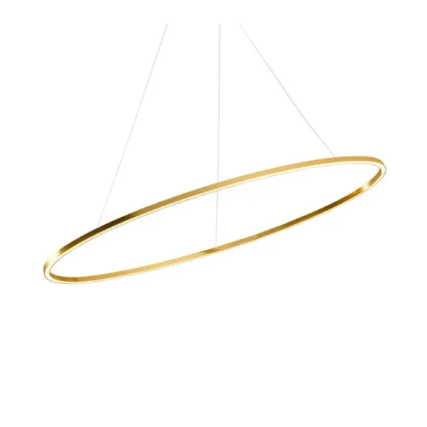 Nemo Lighting Ellisse Minor pendellampa, nedåtriktad 2700K, guld