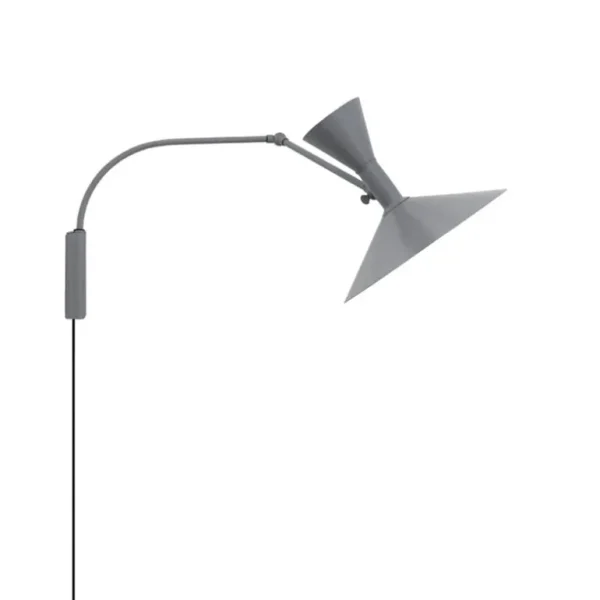 Nemo Lighting Lampe de Marseille Mini vägglampa, grå