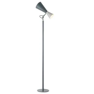 Nemo Lighting Parliament golvlampa, whitewash - grå