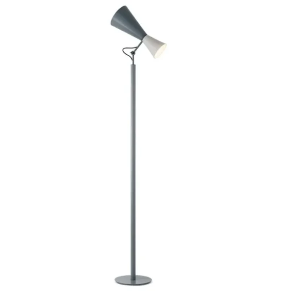 Nemo Lighting Parliament golvlampa, whitewash - grå