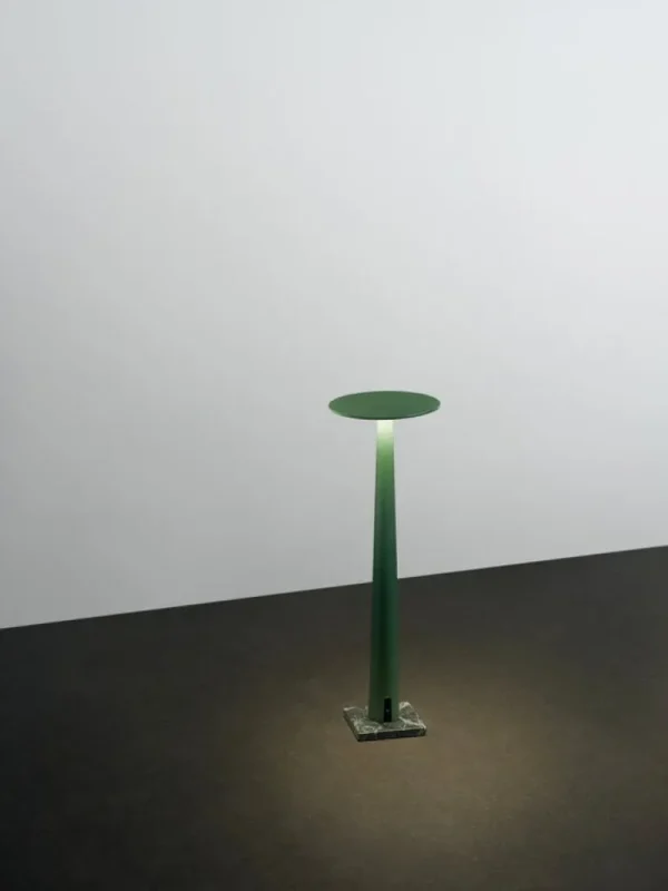Nemo Lighting Portofino bärbar bordslampa, smaragdgrön - grön marmor