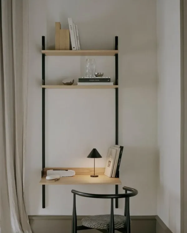 New Works Brolly bärbar bordslampa, stål