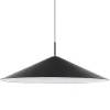 New Works Brolly pendellampa, 90 cm, anodiserad svart