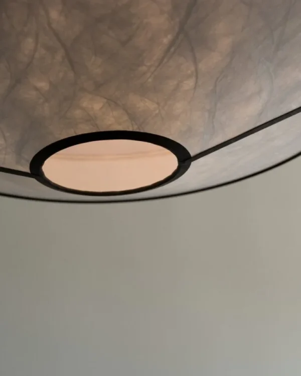 New Works Kite pendellampa, 55 cm, vit - svart