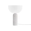 New Works Kizu bordslampa, liten, vit marmor