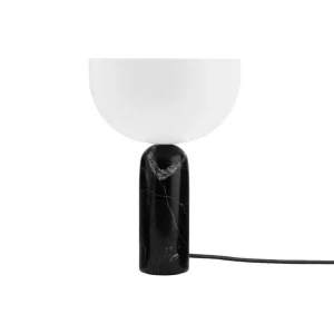 New Works Kizu bordslampa, liten, svart marmor