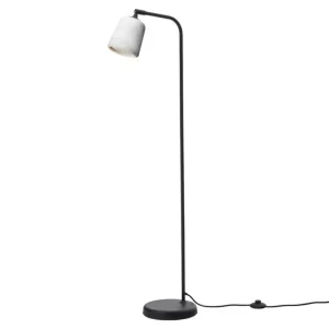 New Works Material golvlampa, vit marmor
