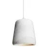 New Works Material pendellampa, vit marmor