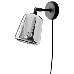 New Works Material vägglampa, rostfritt stål