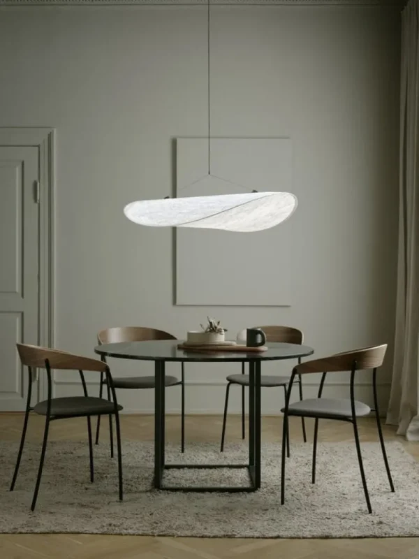New Works Tense pendellampa 90 cm, vit