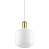 Normann Copenhagen Amp lampa, liten, vit - mässing