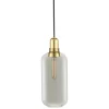 Normann Copenhagen Amp lampa, stor, rök - mässing
