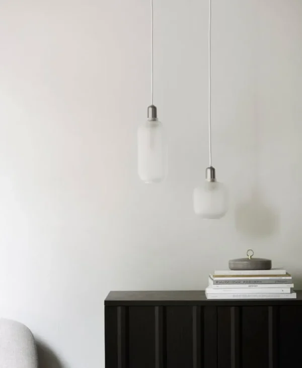 Normann Copenhagen Amp lampa, stor, matt vit